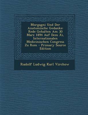 Book cover for Morgagni Und Der Anatomische Gedanke