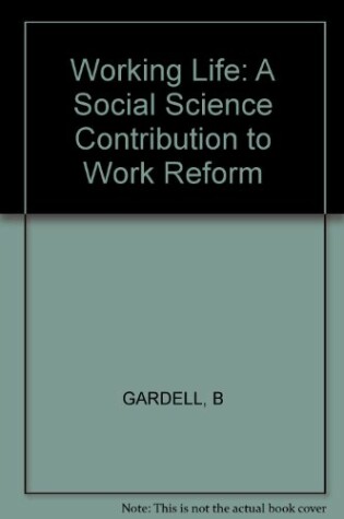 Cover of Working Life