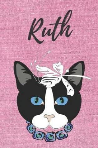 Cover of personalisiertes Notizbuch Katze / Malbuch / Tagebuch / Journal / DIN A5 / Geschenk Ruth