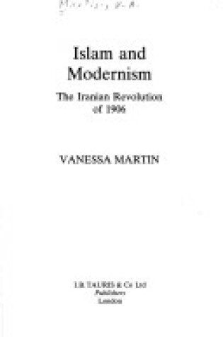 Cover of Islam and Modernism