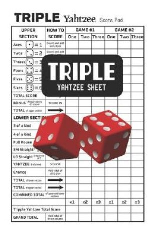 Cover of Triple Yahtzee Sheet