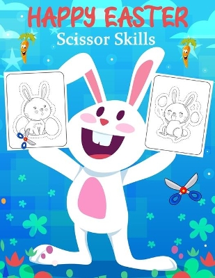 Book cover for Happy Easter Scissor Skills