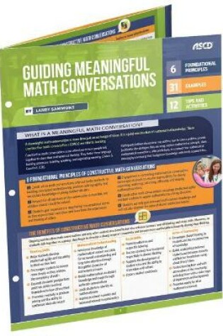 Cover of Guiding Meaningful Math Conversations (Quick Reference Guide 25-Pack)