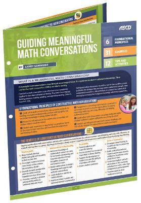 Book cover for Guiding Meaningful Math Conversations (Quick Reference Guide 25-Pack)