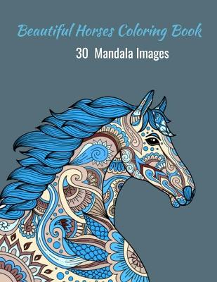 Book cover for Beautiful Horses Coloring Book