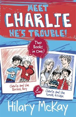 Book cover for Charlie and the Rocket Boy and Charlie and the Great Escape