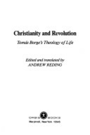 Cover of Christianity and Revolution