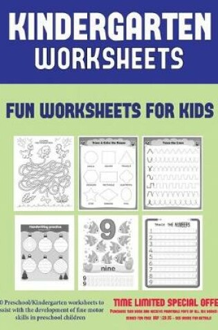 Cover of Kindergarten Worksheets