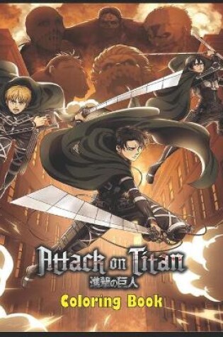 Cover of Attack On Titan Coloring Book