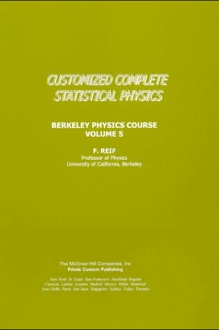 Cover of Complete Statistical Physics