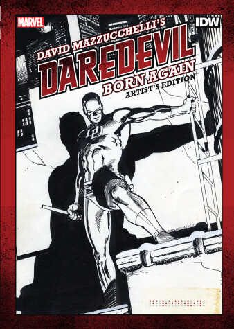 Book cover for David Mazzucchelli’s Daredevil Born Again Artist’s Edition