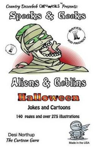 Cover of Spooks & Gooks -- Aliens & Goblins Halloween -- Jokes and Cartoons