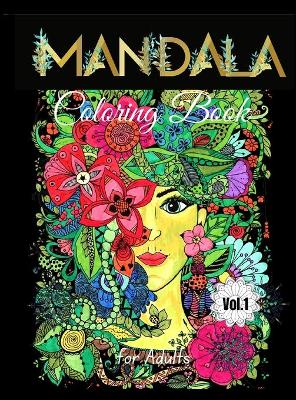 Book cover for Mandala Coloring Book for Adults