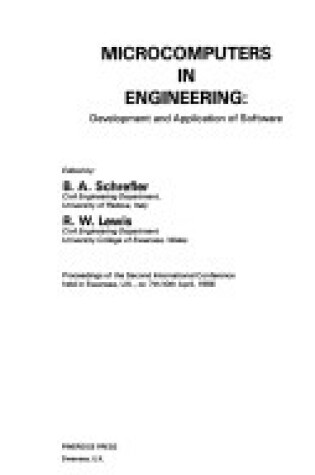 Cover of Microcomputers in Engineering Development and Application Software