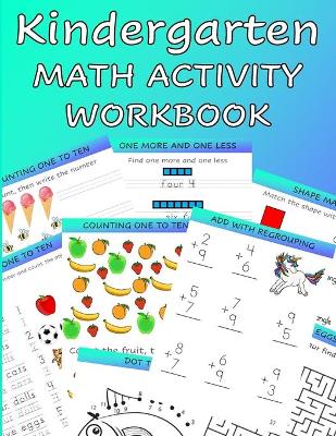 Book cover for Kindergarten Math Activity Workbook