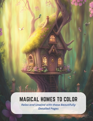 Book cover for Magical Homes to Color