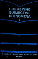 Book cover for Surveying Subjective Phenomena