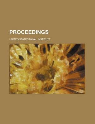 Book cover for Proceedings (Volume 22, PT. 1)