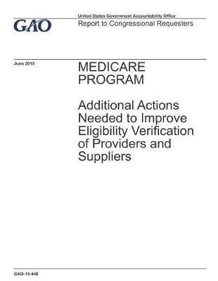 Book cover for Medicare Program