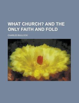 Book cover for What Church?