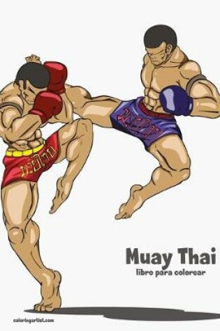 Cover of Muay Thai libro para colorear