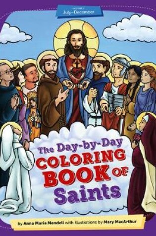 Cover of Day-By-Day Coloring Book of Saints V2