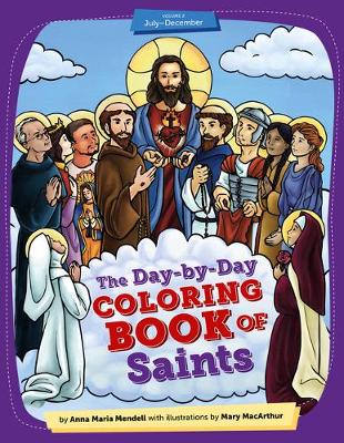 Book cover for Day-By-Day Coloring Book of Saints V2