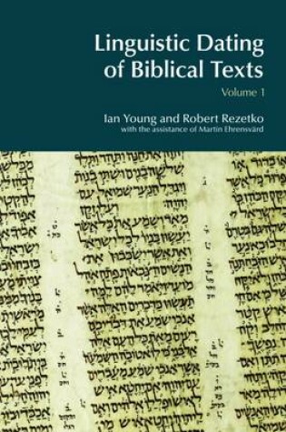 Cover of Linguistic Dating of Biblical Texts