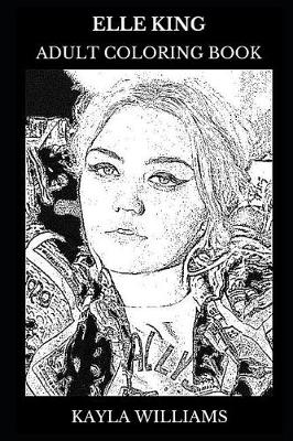 Book cover for Elle King Adult Coloring Book