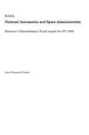 Cover of Director's Discretionary Fund Report for Fy 1993