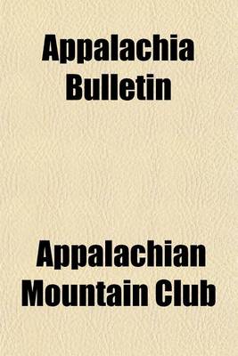 Book cover for Appalachia Bulletin