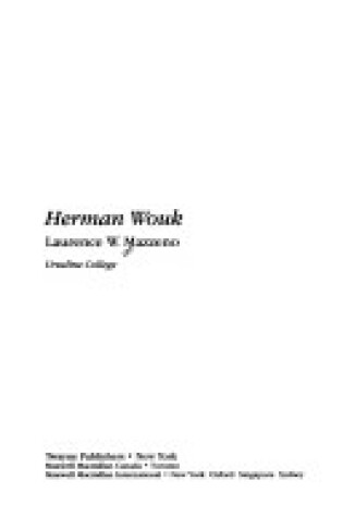 Cover of Herman Wouk