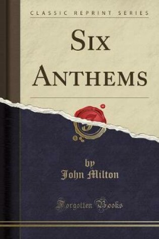 Cover of Six Anthems (Classic Reprint)