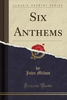 Book cover for Six Anthems (Classic Reprint)