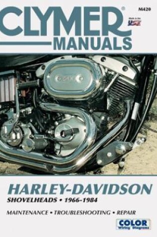 Cover of Harley-Davidson Shovelhead Motorcycle (1966-1984) Clymer Repair Manual