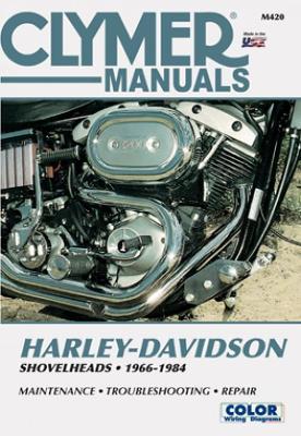 Book cover for Harley-Davidson Shovelhead Motorcycle (1966-1984) Clymer Repair Manual