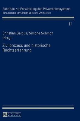 Cover of Zivilprozess Und Historische Rechtserfahrung