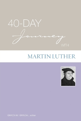 Book cover for 40-Day Journey with Martin Luther