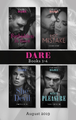 Book cover for Dare Box Set Aug 2019/Forbidden to Touch/Hot Mistake/She Devil/Wicked Pleasure