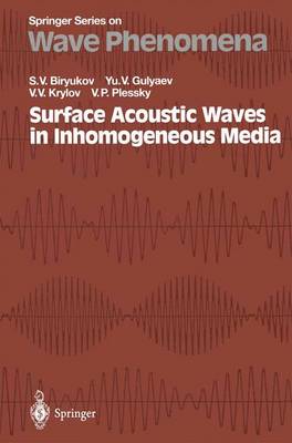 Book cover for Surface Acoustic Waves in Inhomogeneous Media