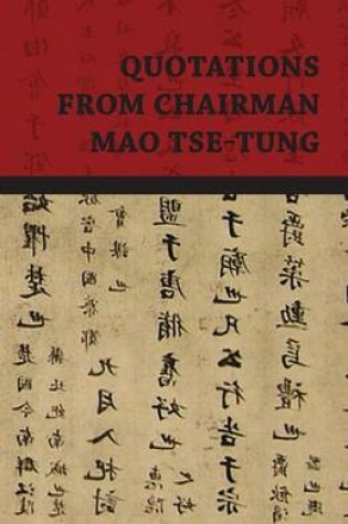 Cover of Quotations From Chairman Mao Tse-Tung