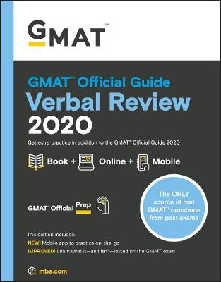 Book cover for GMAT Official Guide 2020 Verbal Review