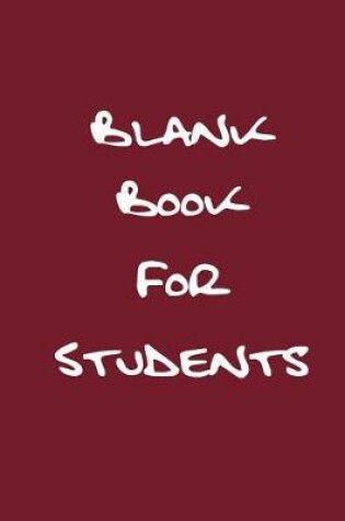 Cover of Blank Book For Students