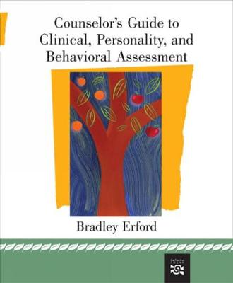 Book cover for Counselor's Guide to Clinical, Personality, and Behavioral Assessment