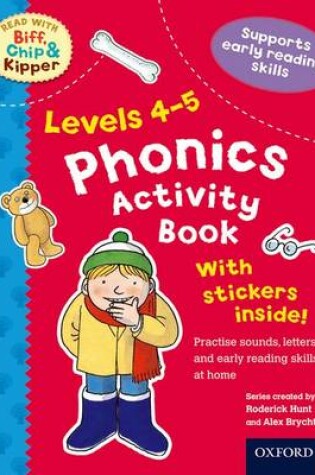 Cover of Levels 4-5: Phonics Activity Sticker Book