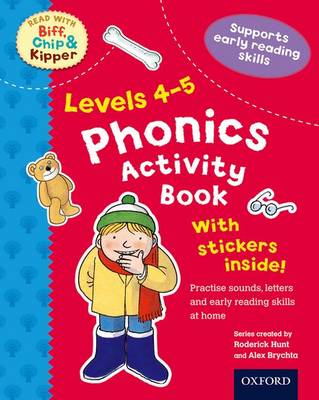 Book cover for Levels 4-5: Phonics Activity Sticker Book