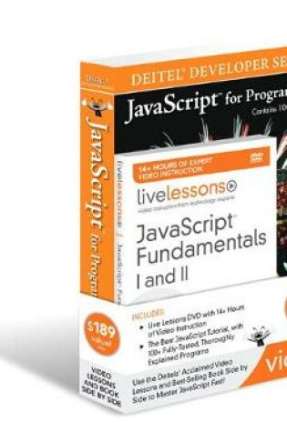 Cover of JavaScript Fundamentals I and II LiveLessons Bundle