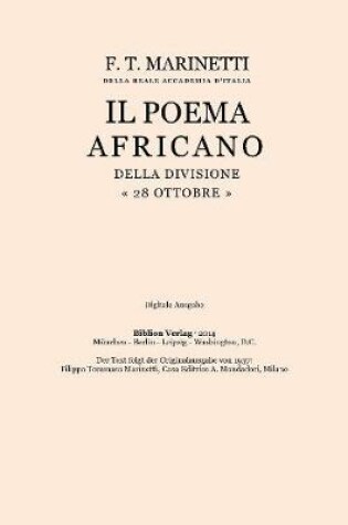 Cover of Il Poema Africano Della Divisione 28 Ottobre