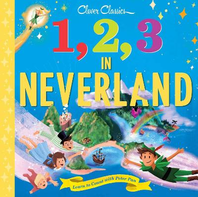 Book cover for 1, 2, 3 in Neverland