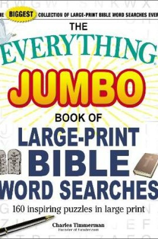 Cover of The Everything Jumbo Book of Large-Print Bible Word Searches
